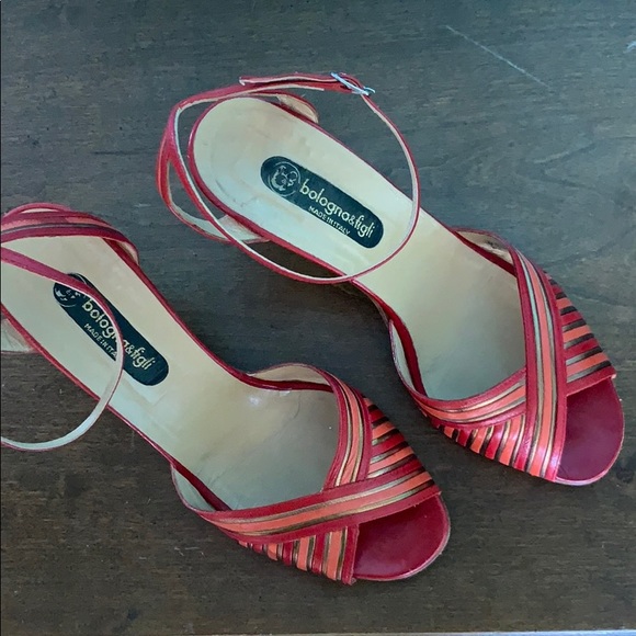 Bologna & Figli 3 1/2” heel Leather Sandals - Picture 2 of 3